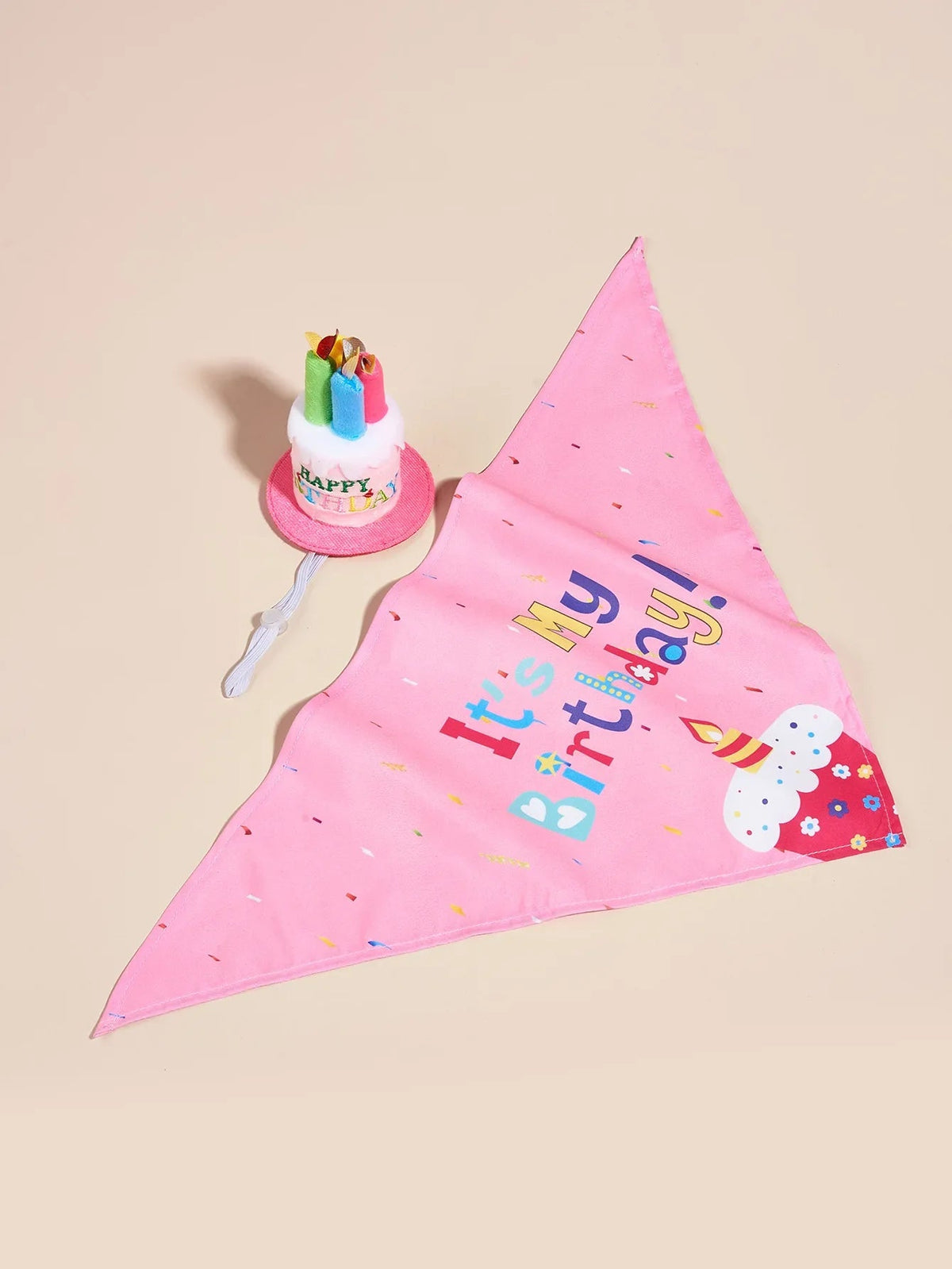 π Dog Happy Birthday Decoration Dog Costume Hats Bowknot Bandana Neckerchief Bibs Banners Party Cat Dog Pets Accessories Perros (100% off)