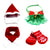 Autumn Winter Pet Dog Christmas Set Dog Cat Cap Funny Fabric Pet Costume Puppy Dog Caps Christmas Party Pets Accessories