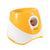 Rechargeable automatic tennis ball launcher for pets. Includes 3 balls, promotes interactive play.