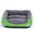 New, soft, and cozy fleece pet bed. Waterproof bottom. Suitable for small, medium & large pets. Keeps pets warm.