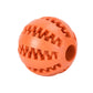 Durable chewing toy ball for pets, rubber bouncing ball