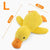 Dogs' Plush Companion Duck Toy for Biting and Teeth Cleaning with Sound, Fun for Cats and Pets - Charging Duck