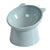 Elevated Cat Bowl with Tilted Neck Protection, Anti-Tip Plastic Feeding and Watering Bowl for Pets