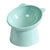 Elevated Cat Bowl with Tilted Neck Protection, Anti-Tip Plastic Feeding and Watering Bowl for Pets