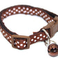 1Pc Adjustable Dot Printed Little Dog Collars Cat Puppy Pets Supplies With Bell 6 Colors