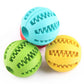 Durable chewing toy ball for pets, rubber bouncing ball