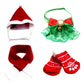 Autumn Winter Pet Dog Christmas Set Dog Cat Cap Funny Fabric Pet Costume Puppy Dog Caps Christmas Party Pets Accessories